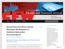 Tablet Screenshot of consumerfinancewatch.com